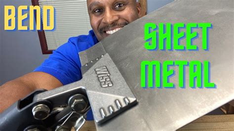 how to bend galvanized sheet metal|bend sheet metal without brake.